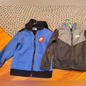 Nike Kids' Blue and Black Jacket